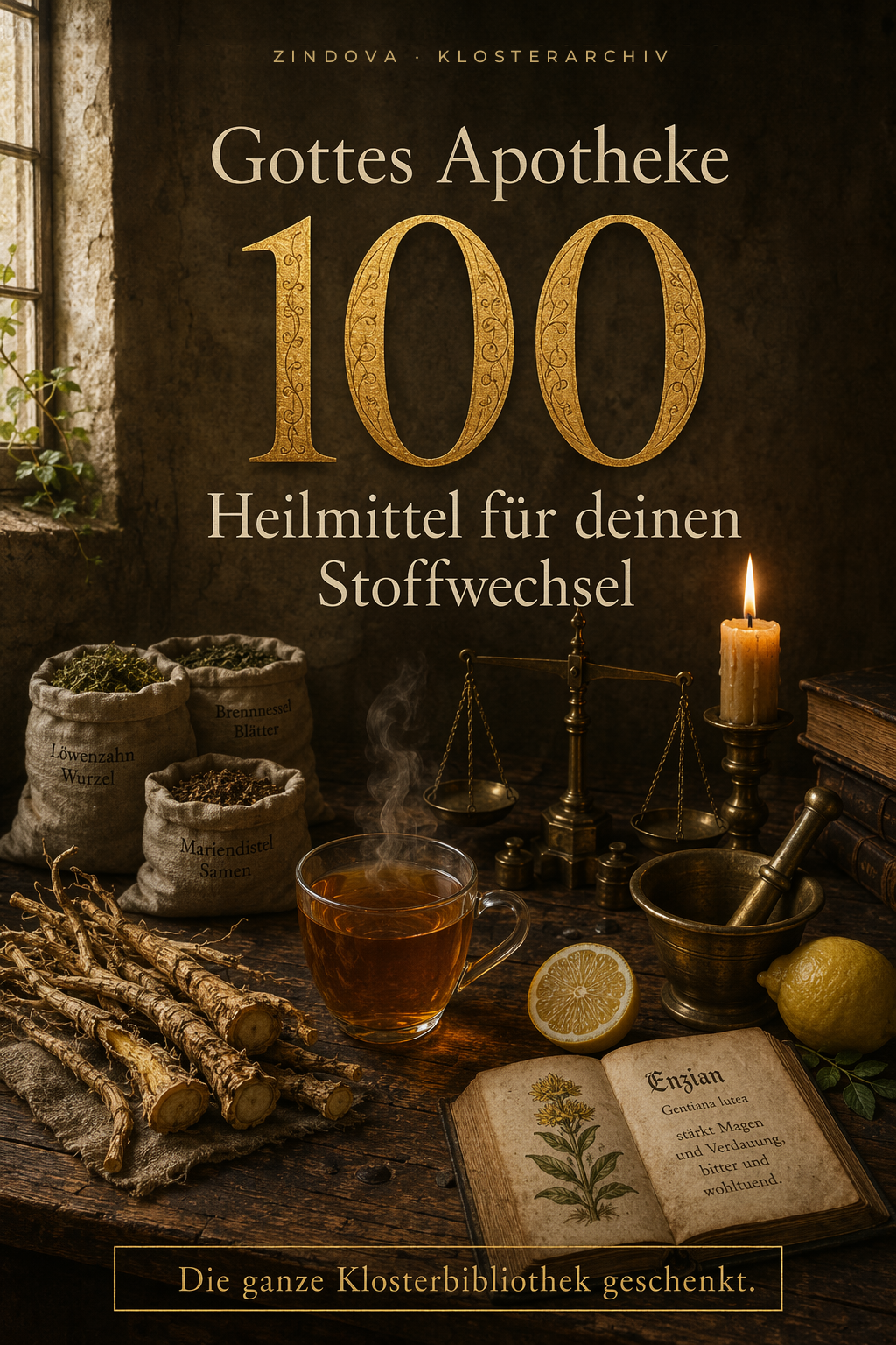 Gottes Apotheke: 100 Heilmittel für deinen Stoffwechsel, Zindova Klosterarchiv